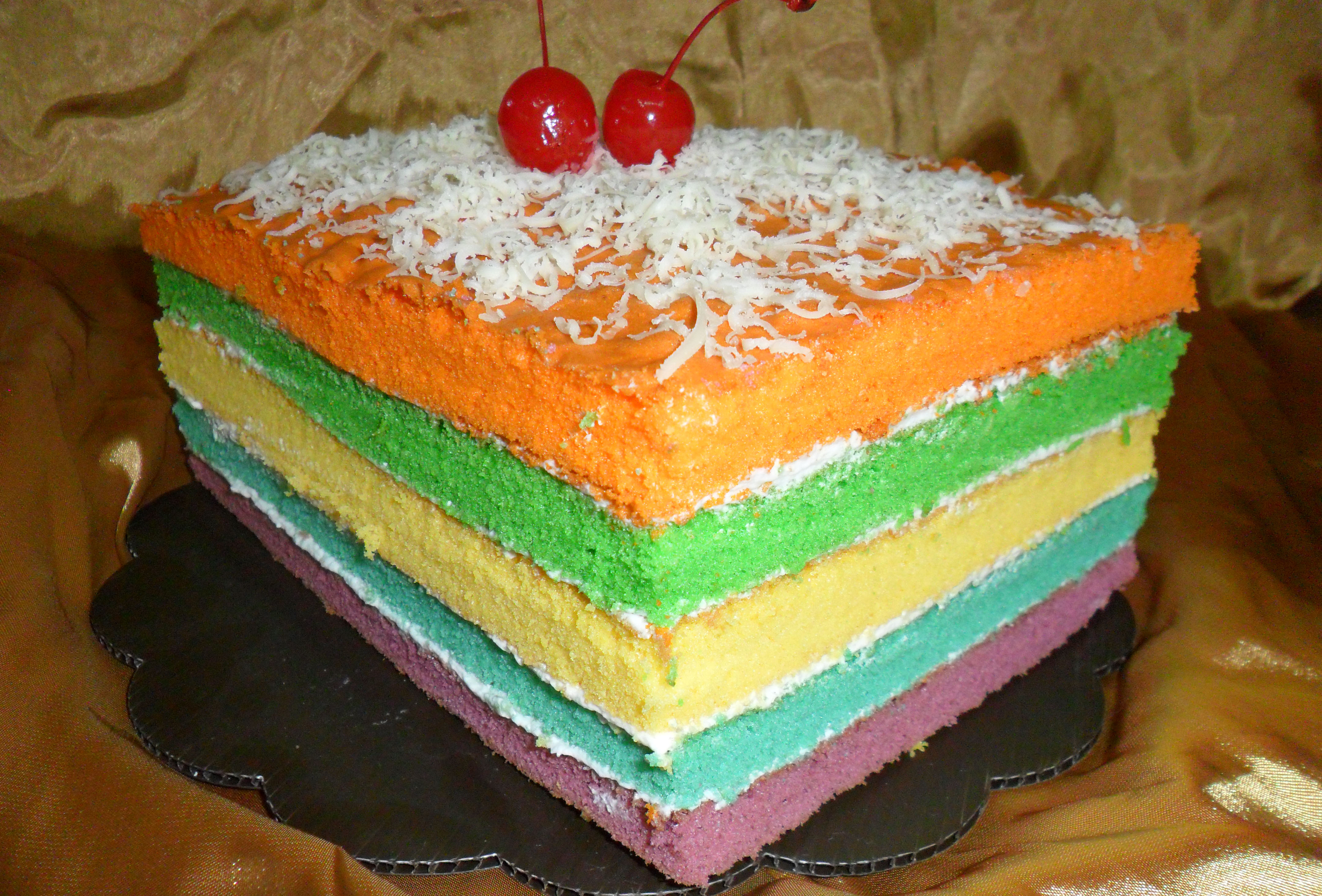 Rainbow Cake  DapurYelia